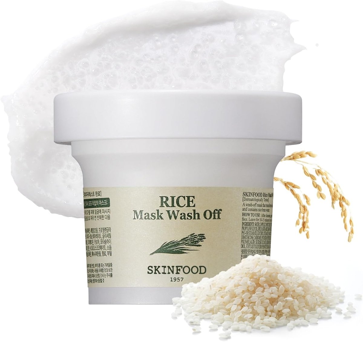 Skinfood Rice Mask Wash Off 100g | Lakinza K - beauty Canada