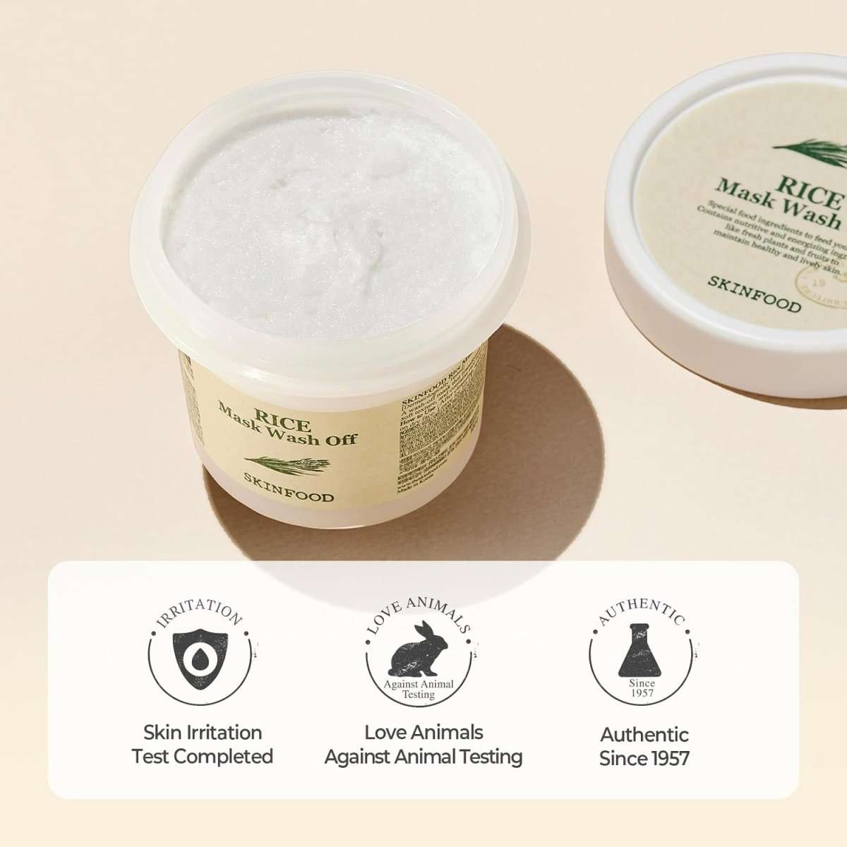 Skinfood Rice Mask Wash Off 100g Lakinza K-beauty