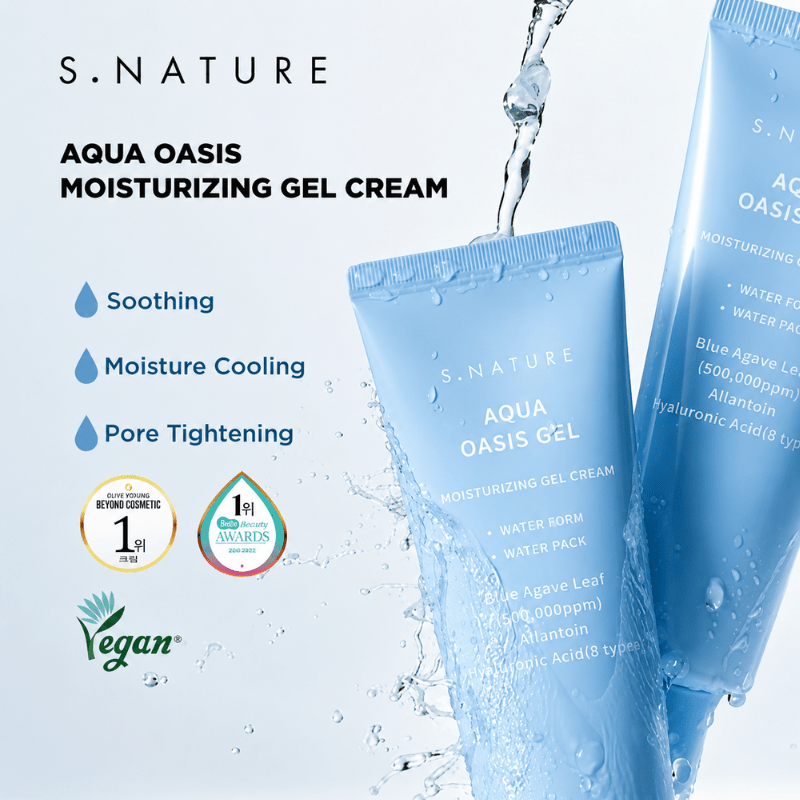 S.Nature Aqua Oasis Moisturizing Gel 80ml | Lakinza K-beauty Canada
