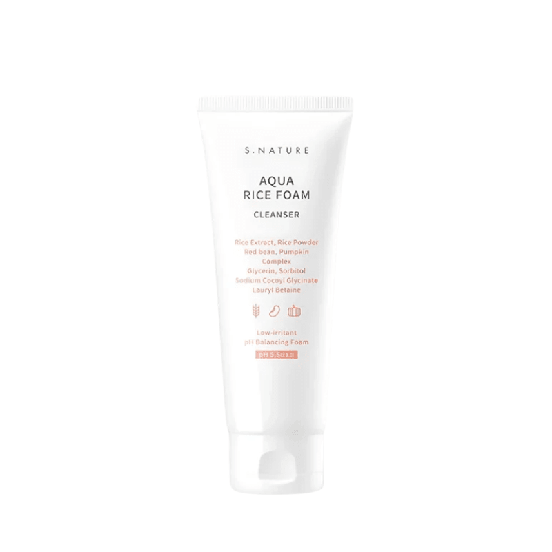 S.Nature Aqua Rice Foam Cleanser 160ml | Lakinza K-beauty Canada