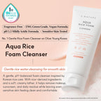 S.Nature Aqua Rice Foam Cleanser 160ml Lakinza K-beauty