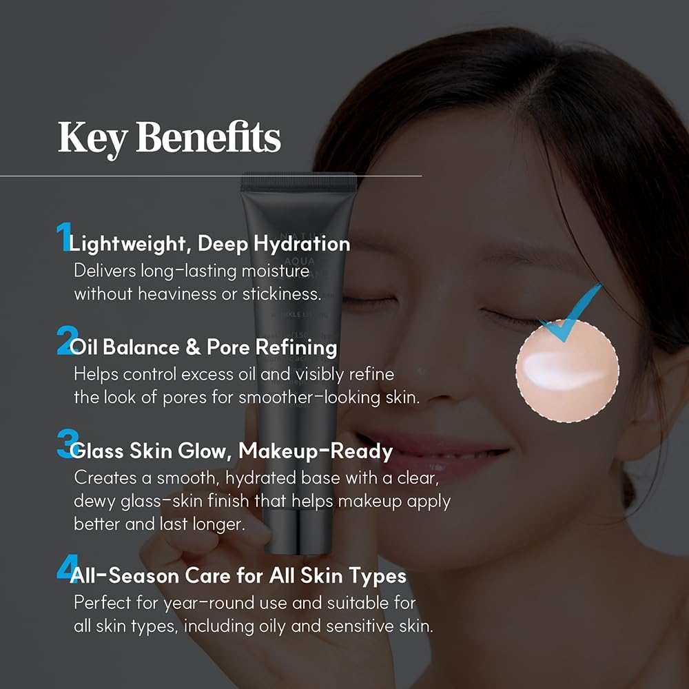 S.Nature Aqua Squalane Moisturizing Cream 60ml Lakinza K-beauty