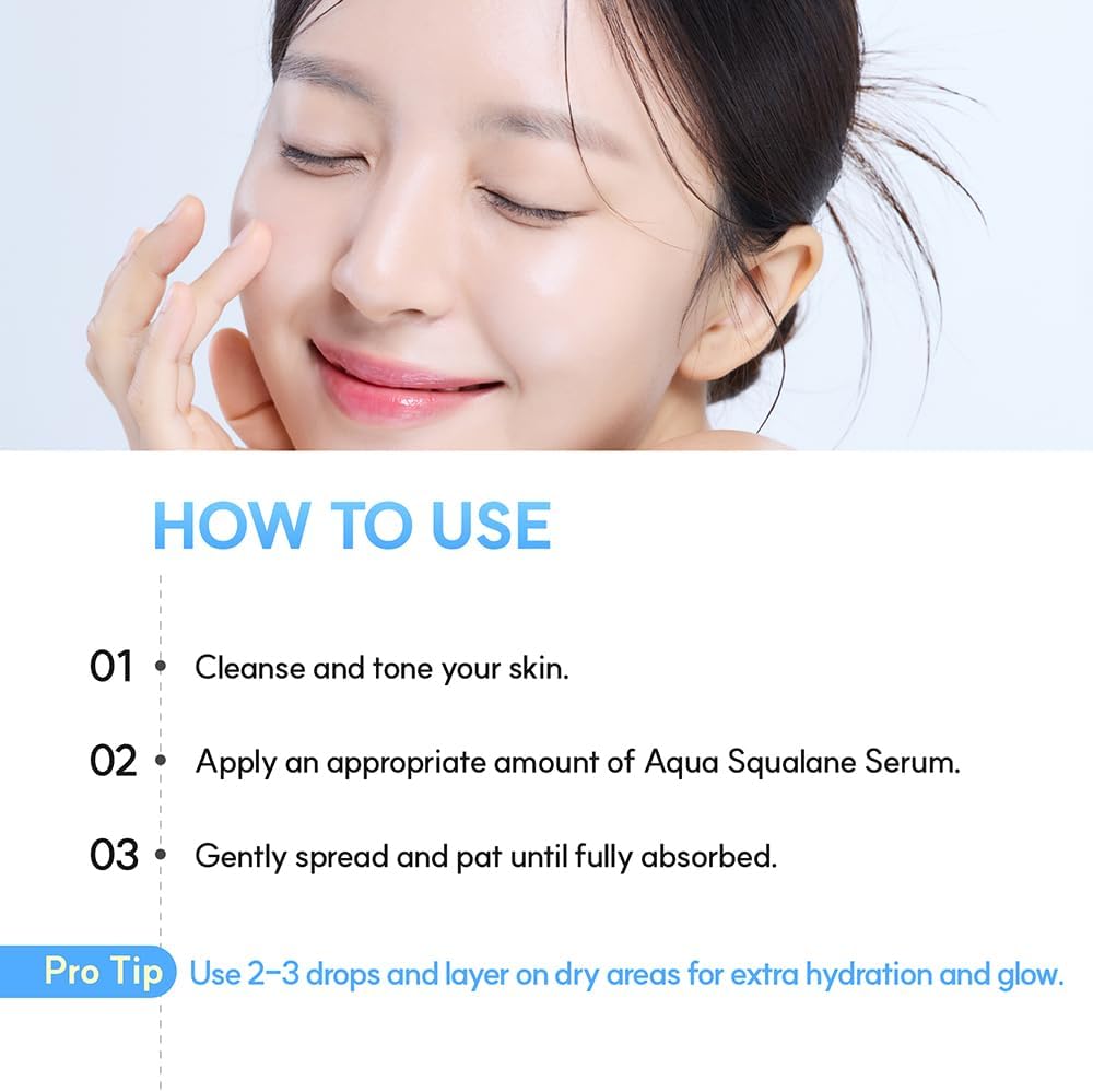 S.Nauture Aqua Squalane Serum 50ml Lakinza K-beauty