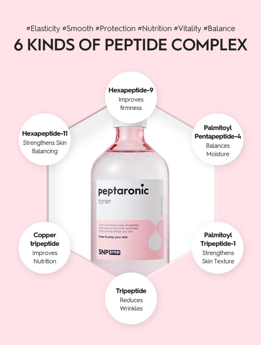 SNP Prep Peptaronic Toner 320ml Lakinza K-beauty