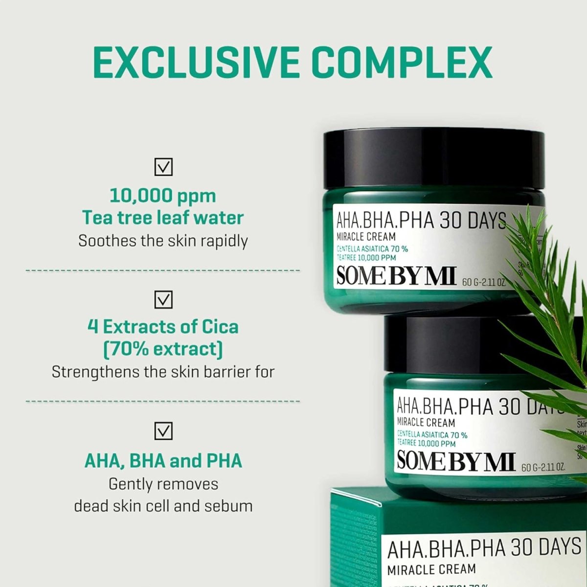 SOME BY MI AHA BHA PHA 30 Days Miracle Cream 60ml | Lakinza K - beauty Canada