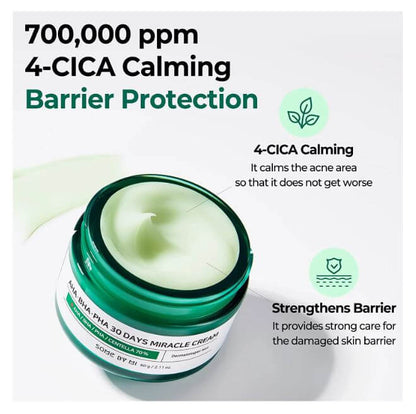 SOME BY MI AHA BHA PHA 30 Days Miracle Cream 60ml | Lakinza K - beauty Canada