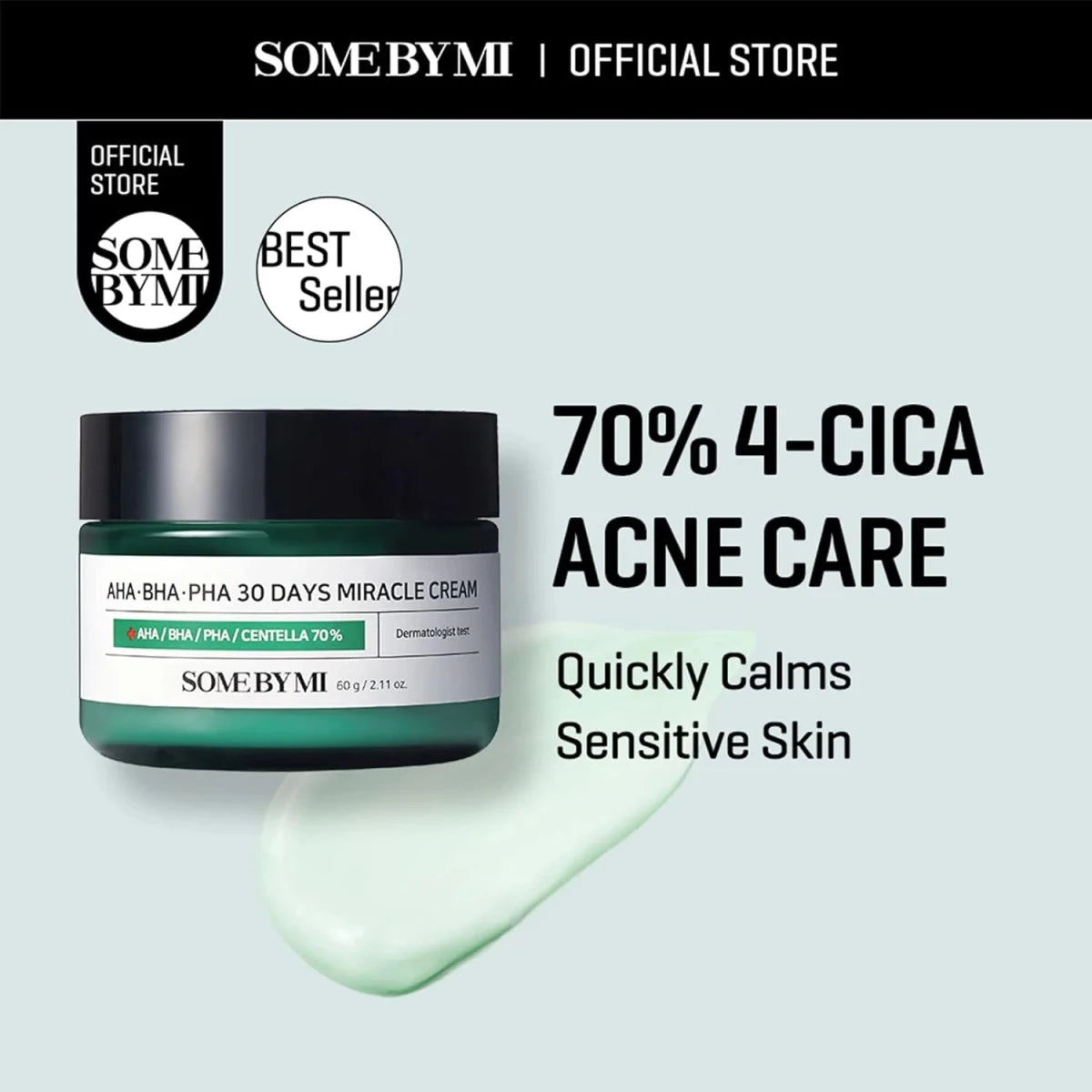 SOME BY MI AHA BHA PHA 30 Days Miracle Cream 60ml Lakinza K-beauty