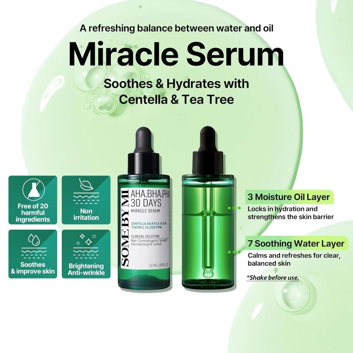 SOME BY MI AHA BHA PHA 30 Days Miracle Serum 50ml Lakinza K-beauty