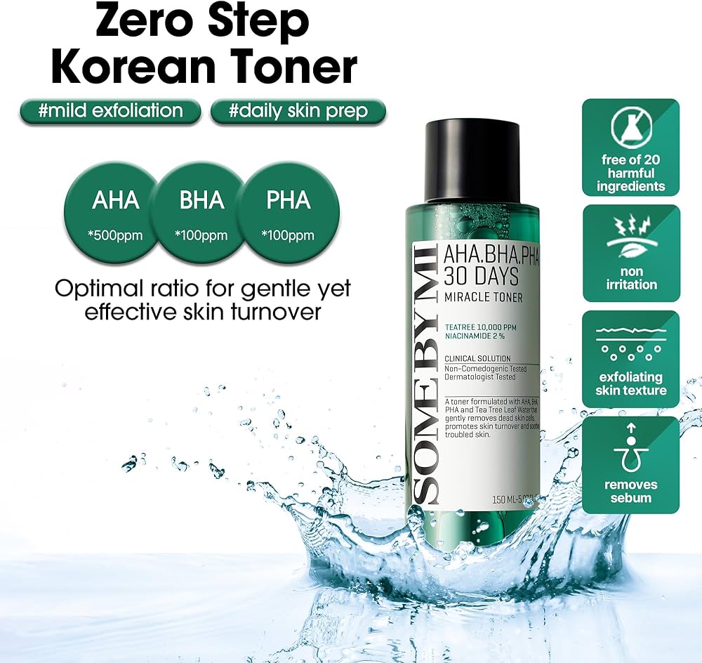 SOME BY MI AHA BHA PHA 30 Days Miracle Toner 150ml | Lakinza K - beauty Canada