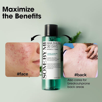 SOME BY MI AHA BHA PHA 30 Days Miracle Toner 150ml | Lakinza K - beauty Canada