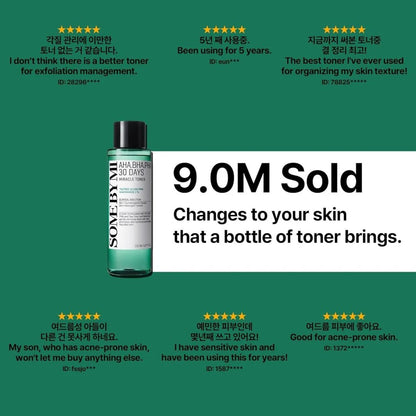 SOME BY MI AHA BHA PHA 30 Days Miracle Toner 150ml | Lakinza K - beauty Canada