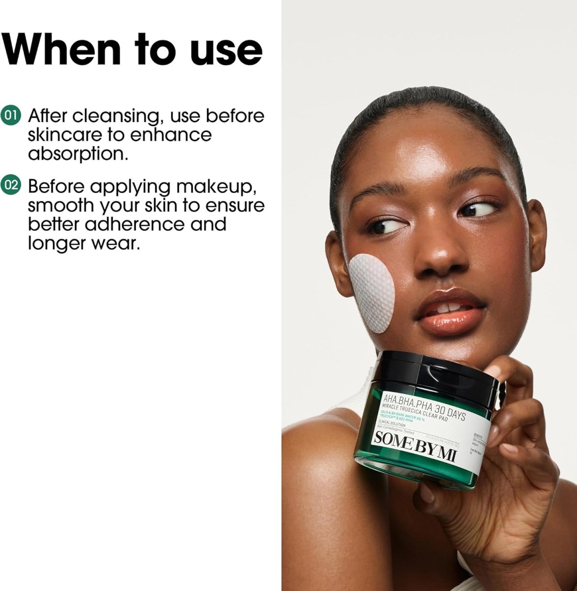 SOME BY MI AHA BHA PHA 30 Days Miracle Truecica Clear Pad 125ml / 70pads | Lakinza K - beauty Canada