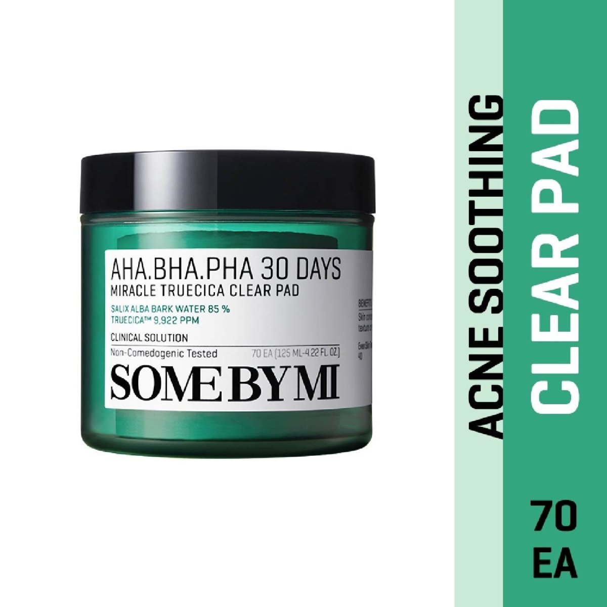 SOME BY MI AHA BHA PHA 30 Days Miracle Truecica Clear Pad 125ml / 70pads Lakinza K-beauty