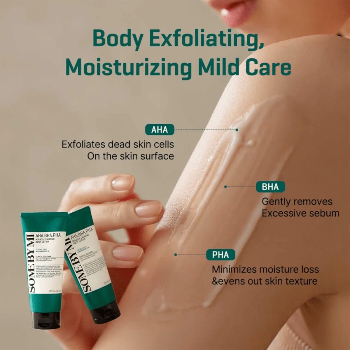 SOME BY MI AHA BHA PHA Miracle Calmimg Body Lotion 200ml Lakinza K-beauty