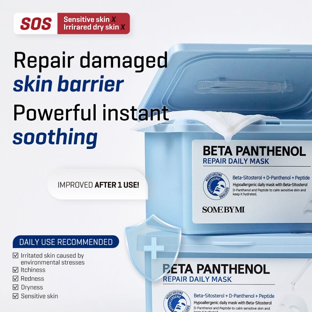 SOME BY MI Beta Panthenol Daily Mask 30pcs | Lakinza K - beauty Canada