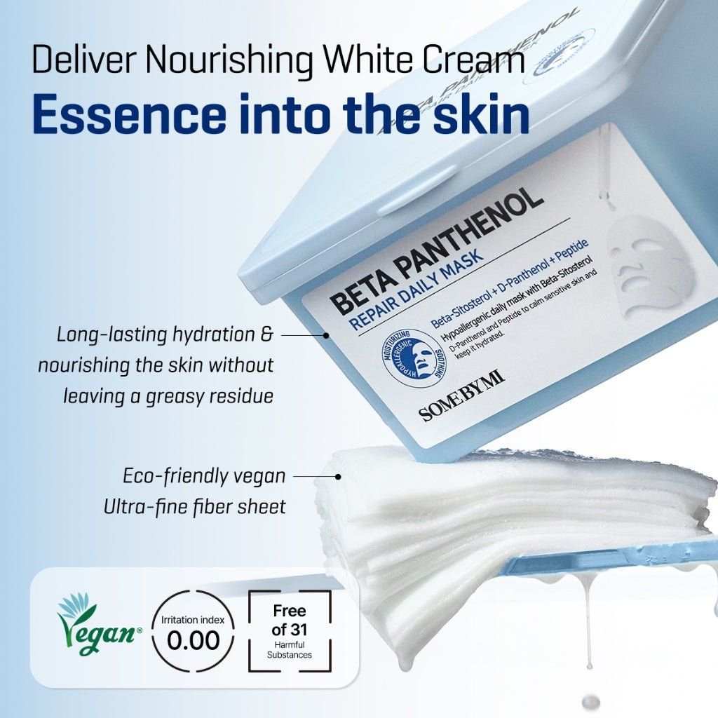 SOME BY MI Beta Panthenol Daily Mask 30pcs Lakinza K-beauty
