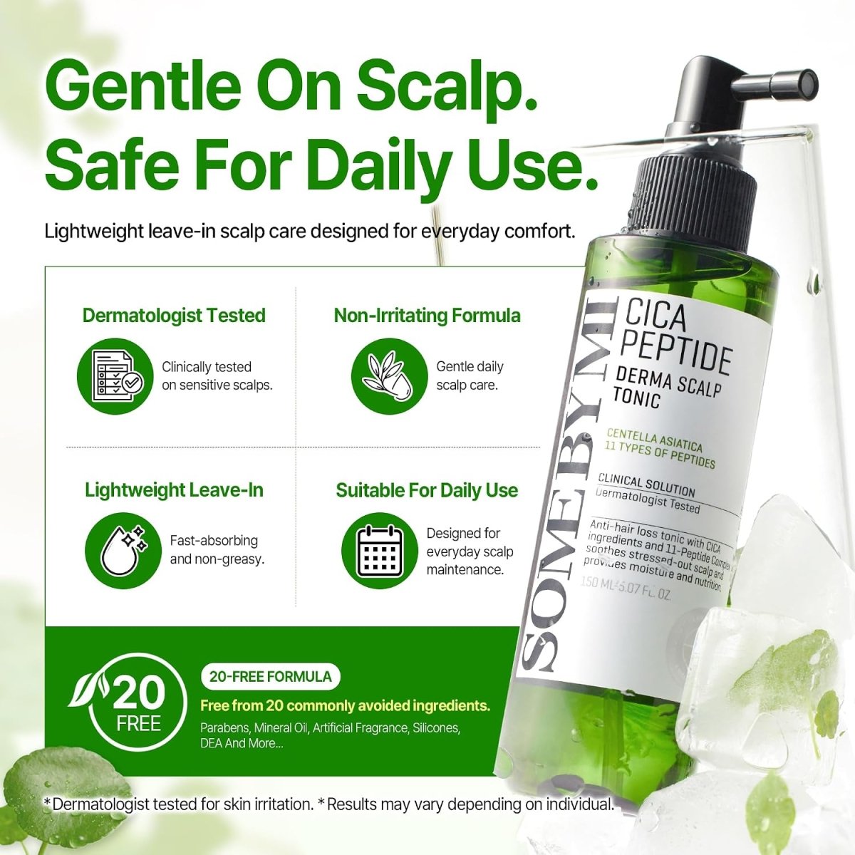 SOME BY MI Cica Peptide Derma Scalp Tonic 150ml Lakinza K-beauty