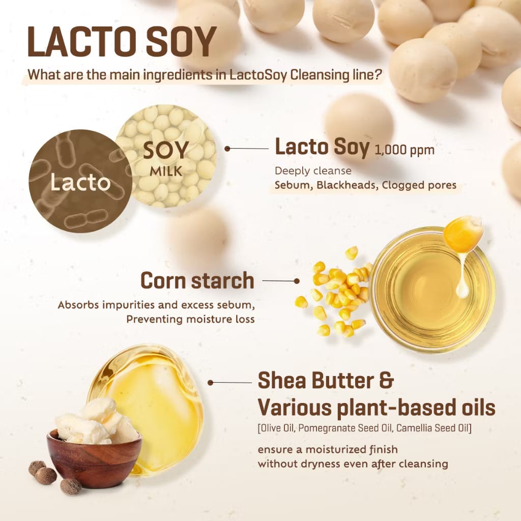 SOME BY MI Lactosoy Low pH Morning Cleansing Bar 90g | Lakinza K - beauty Canada