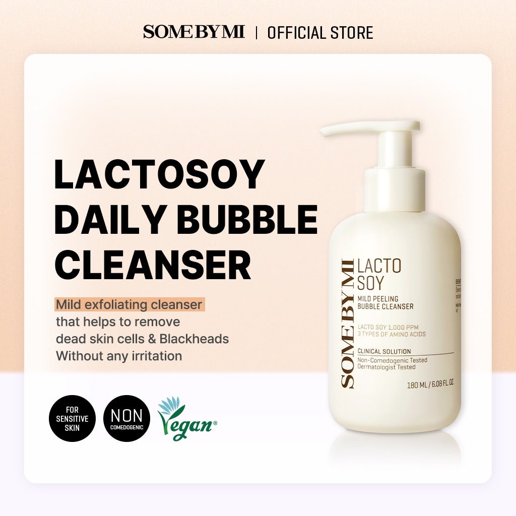 SOME BY MI Lactosoy Mild Bubble Peeling Cleanser 180ml Lakinza K-beauty