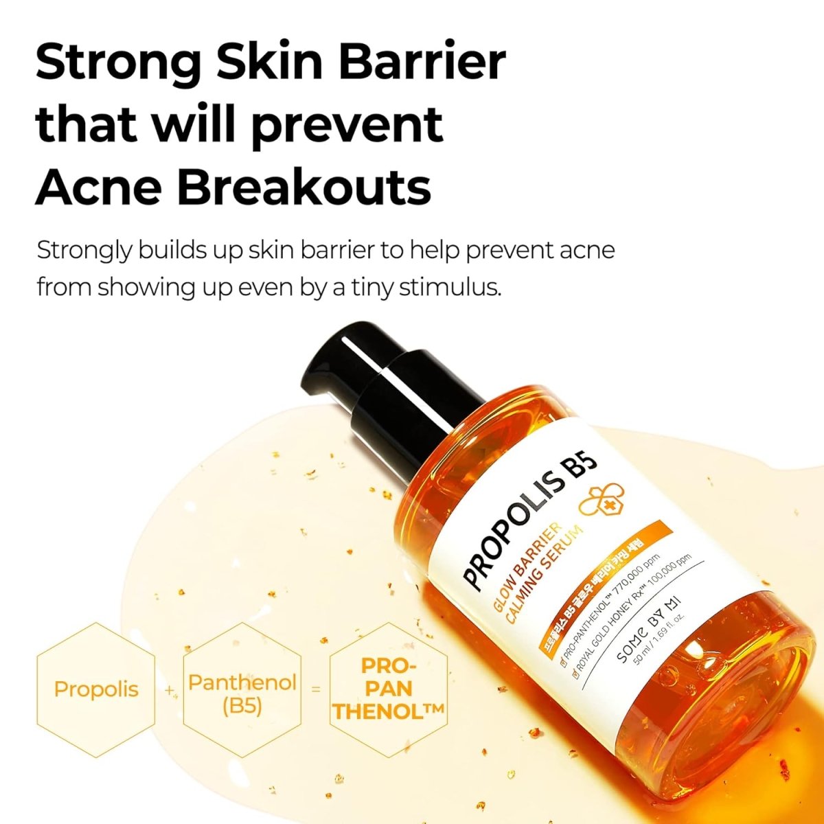 SOME BY MI Propolis B5 Glow Barrier Calming Serum 50ml Lakinza K-beauty