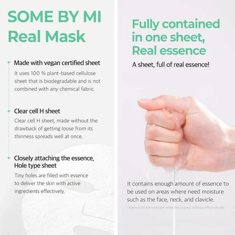 SOME BY MI Real AHA/BHA/PHA Calming Care Mask 20g Lakinza K-beauty
