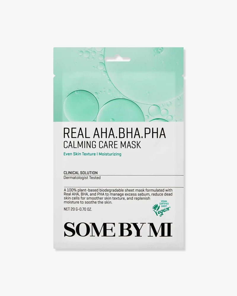 SOME BY MI Real AHA/BHA/PHA Calming Care Mask 20g Lakinza K-beauty