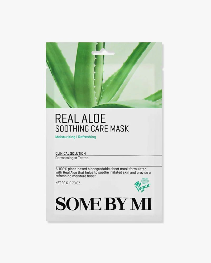 SOME BY MI Real Aloe Soothing Care Mask 20g Lakinza K-beauty