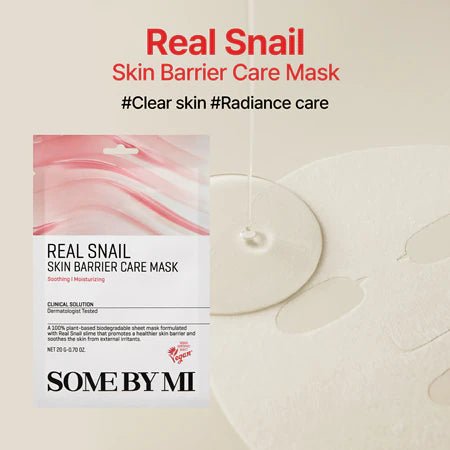 SOME BY MI Real Snail Skin Barrier Care Mask 20g Lakinza K-beauty