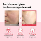 SOME BY MI Red Diamond Brightening Glow Luminous Ampoule Mask 1 PC | Lakinza K - beauty Canada