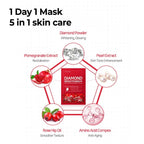 SOME BY MI Red Diamond Brightening Glow Luminous Ampoule Mask 1 PC | Lakinza K - beauty Canada