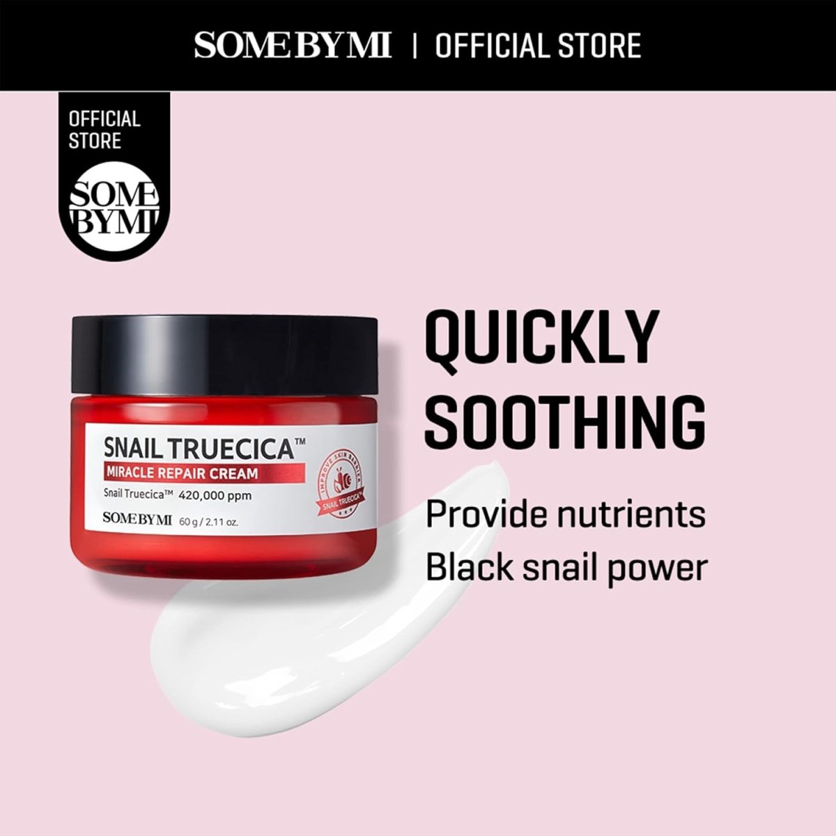 SOME BY MI Snail Truecica Miracle Cream 60g Lakinza K-beauty