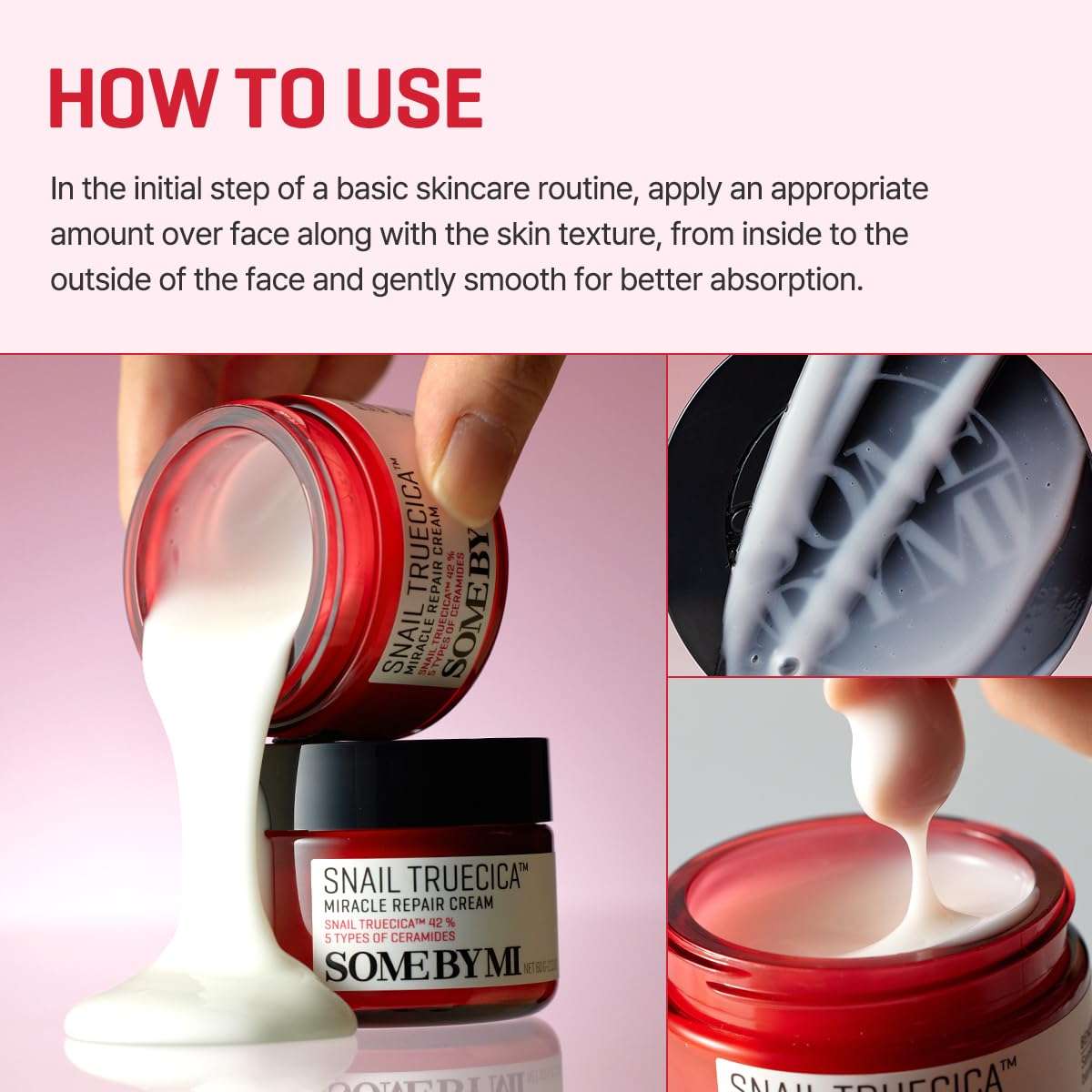 SOME BY MI Snail Truecica Miracle Cream 60g Lakinza K-beauty