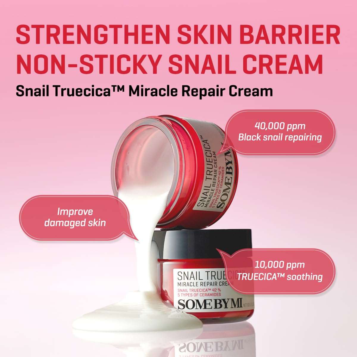 SOME BY MI Snail Truecica Miracle Cream 60g Lakinza K-beauty