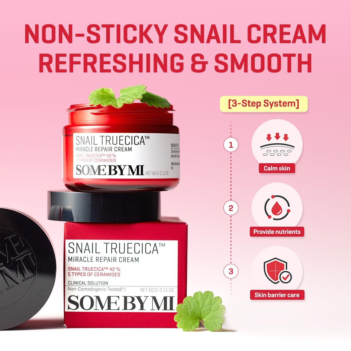 SOME BY MI Snail Truecica Miracle Cream 60g | Lakinza K - beauty Canada
