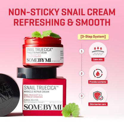 SOME BY MI Snail Truecica Miracle Cream 60g | Lakinza K - beauty Canada