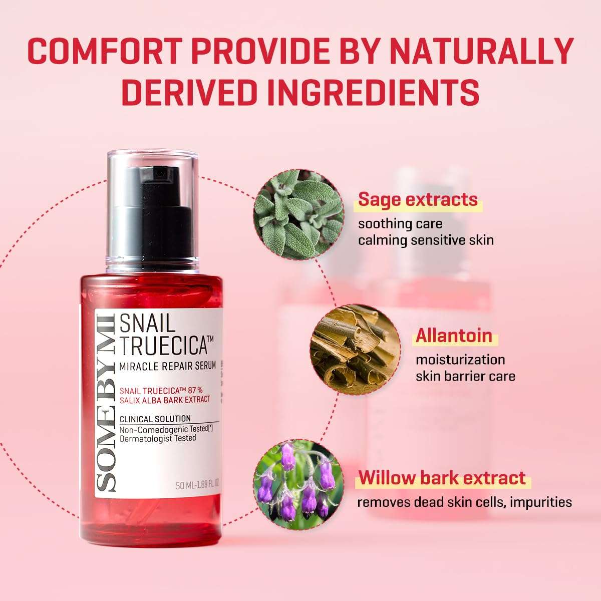 SOME BY MI Snail Truecica Miracle Serum 50ml Lakinza K-beauty
