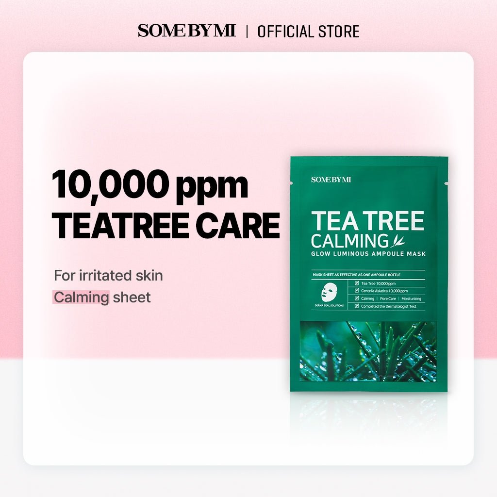 SOME BY MI Tea Tree Calming Glow Luminous Ampoule Mask 1 PC Lakinza K-beauty