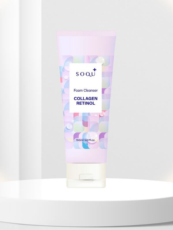 SOQU Collagen Retinol Foam Cleanser 120ml Lakinza K-beauty
