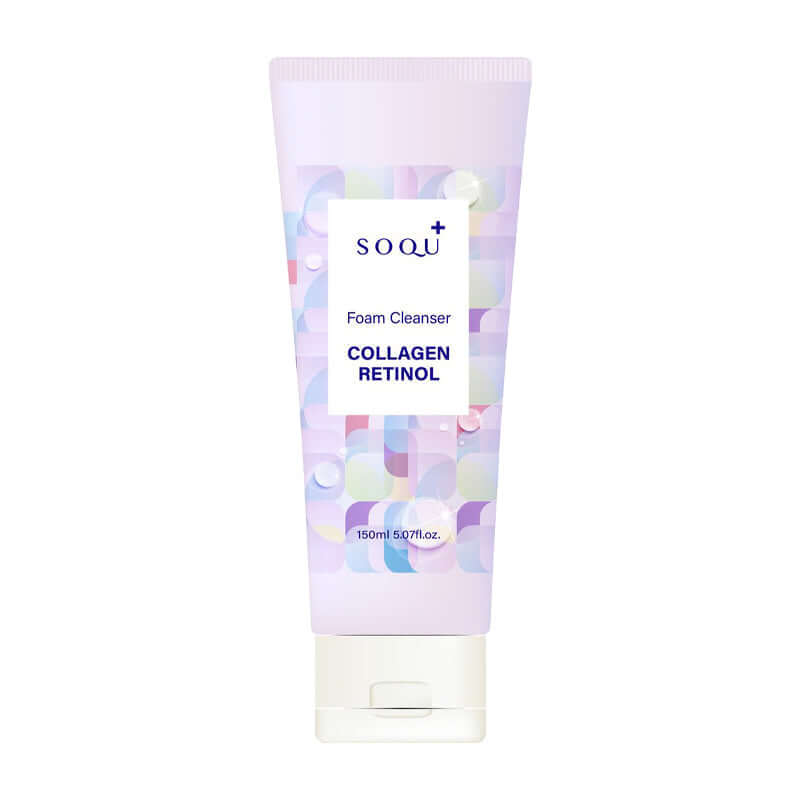 SOQU Collagen Retinol Foam Cleanser 120ml Lakinza K-beauty