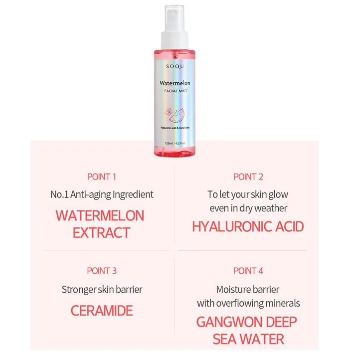 SOQU Watermelon Serum 50ml Lakinza K-beauty