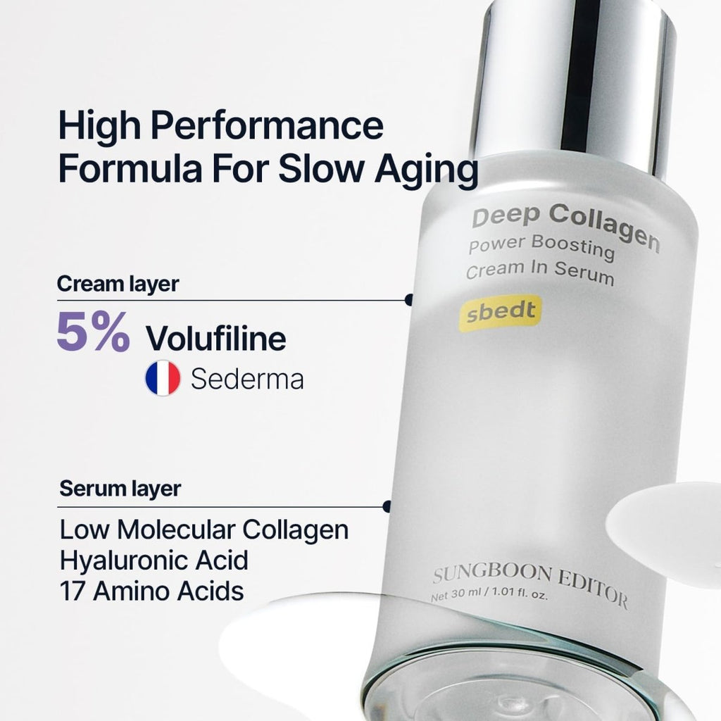 Sungboon Editor Deep Collagen Power Boosting Cream in Serum 30ml | Lakinza K - beauty Canada