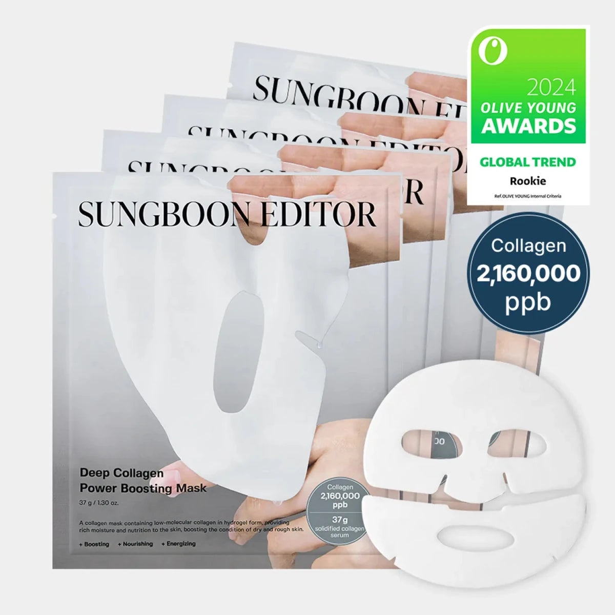 Sungboon Editor Deep Collagen Power Boosting Mask 37g Lakinza K-beauty
