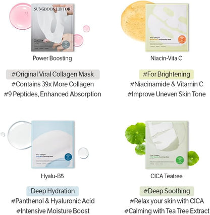 Sungboon Editor Deep Collagen Power Boosting Mask 37g | Lakinza K - beauty Canada