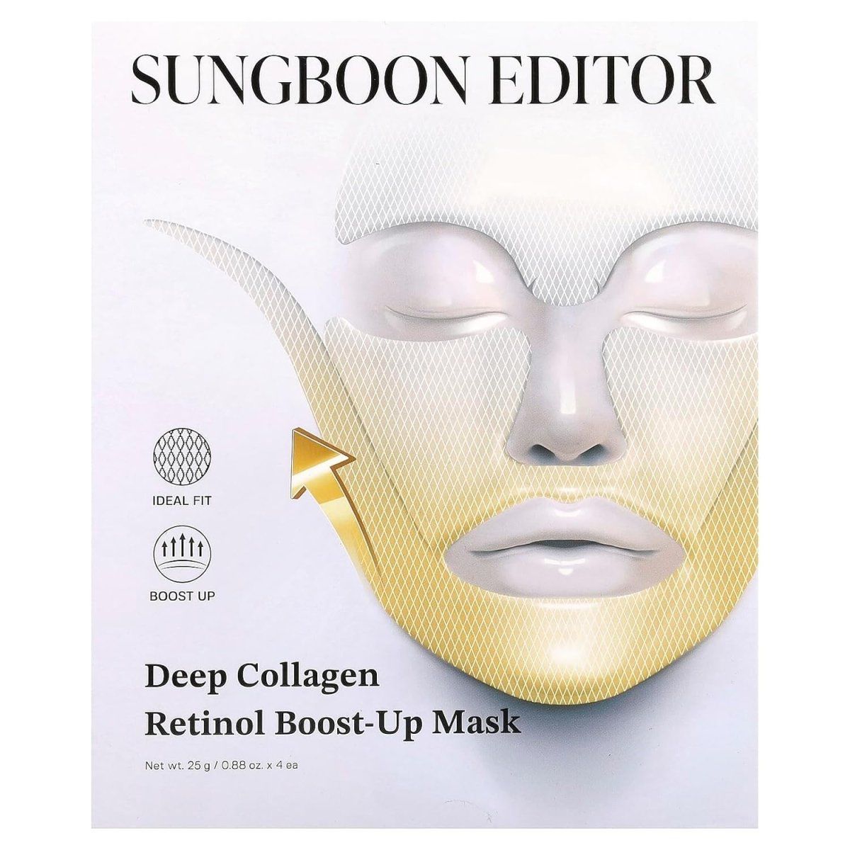 Sungboon Editor Deep Collagen Retinol Boost Up Mask Set 25g Lakinza K-beauty