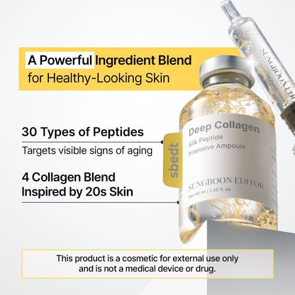 Sungboon Editor Deep Collagen Silk Peptide Intensive Ampoule 40ml | Lakinza K - beauty Canada