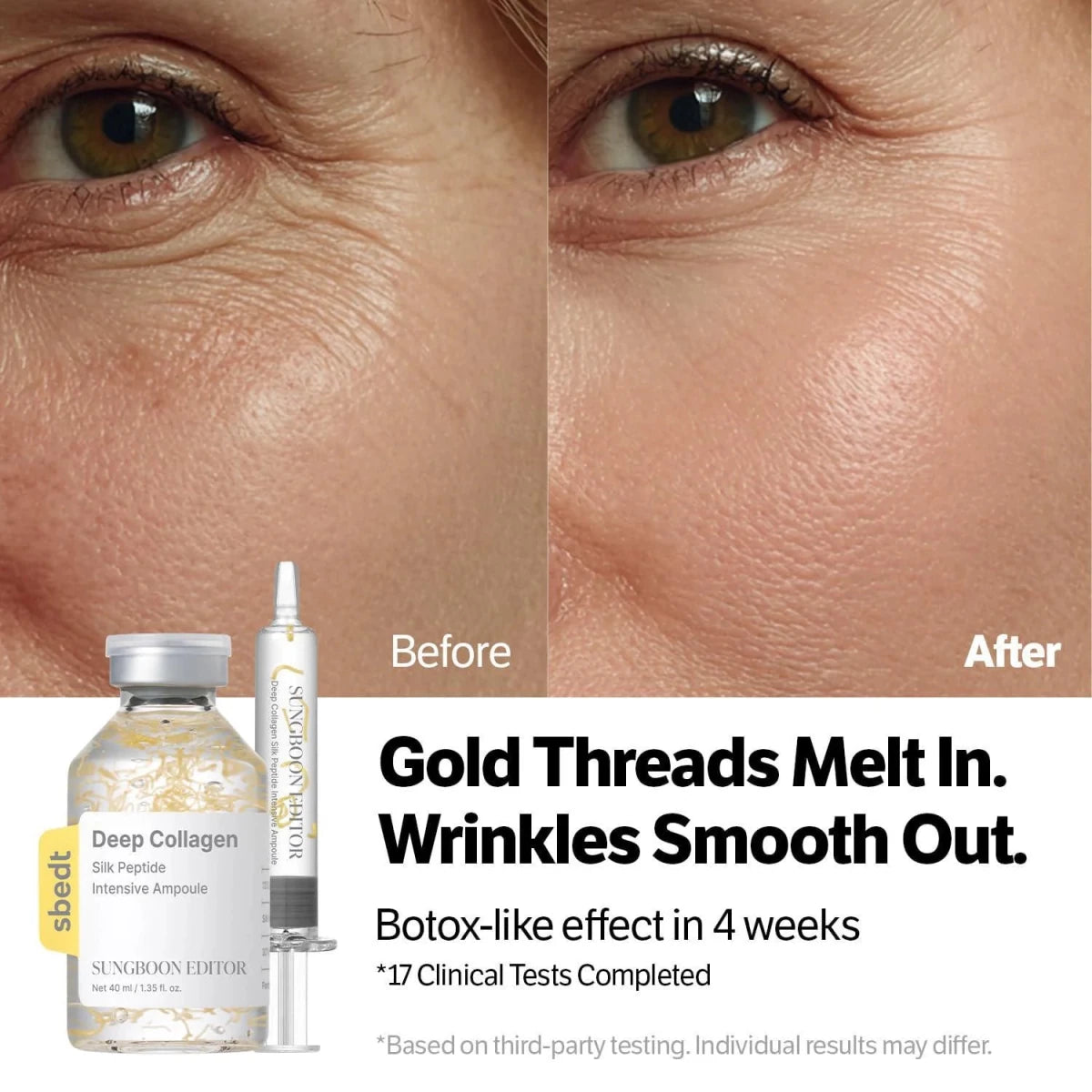 Sungboon Editor Deep Collagen Silk Peptide Intensive Ampoule 40ml | Lakinza K - beauty Canada