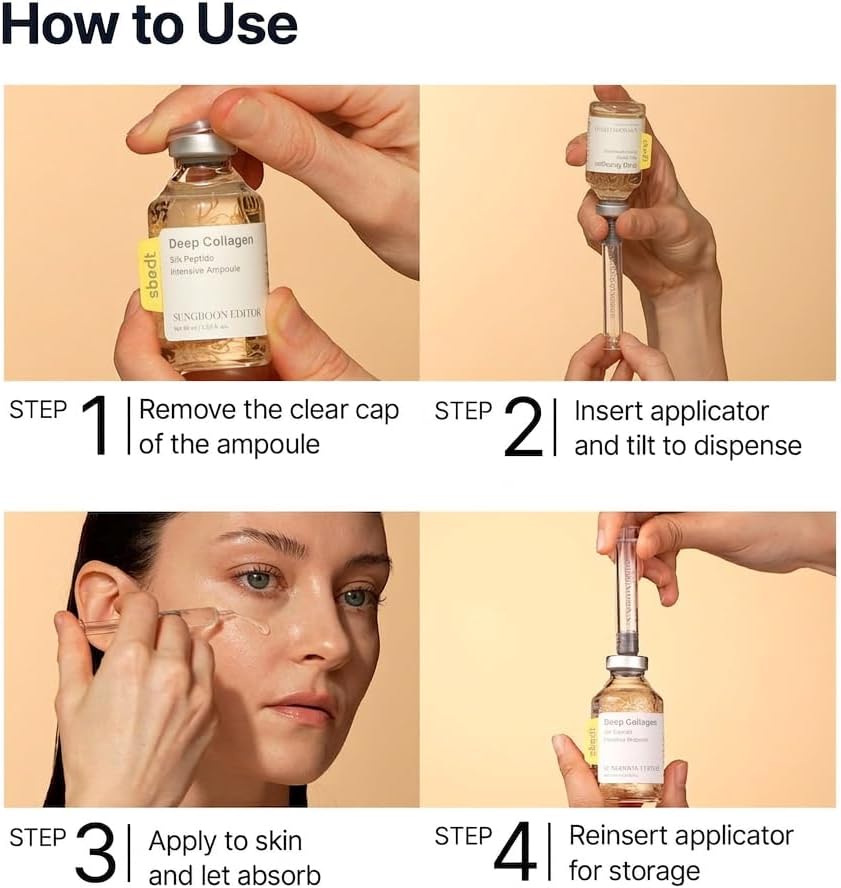 Sungboon Editor Deep Collagen Silk Peptide Intensive Ampoule 40ml | Lakinza K - beauty Canada