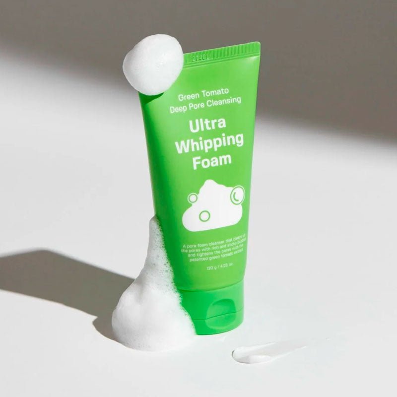 Sungboon Editor Green Tomato Deep Pore Cleansing Ultra Whipping Foam 120g | Lakinza K - beauty Canada