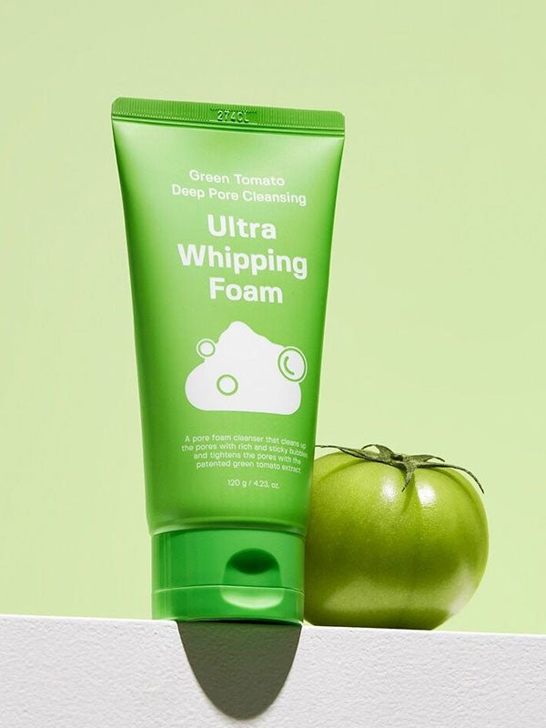 Sungboon Editor Green Tomato Deep Pore Cleansing Ultra Whipping Foam 120g | Lakinza K - beauty Canada
