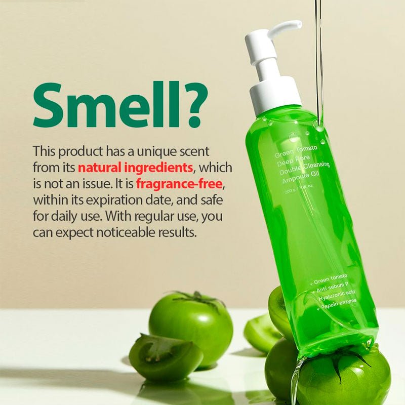 Sungboon Editor Green Tomato Double Cleansing Ampoule Oil 200ml | Lakinza K - beauty Canada